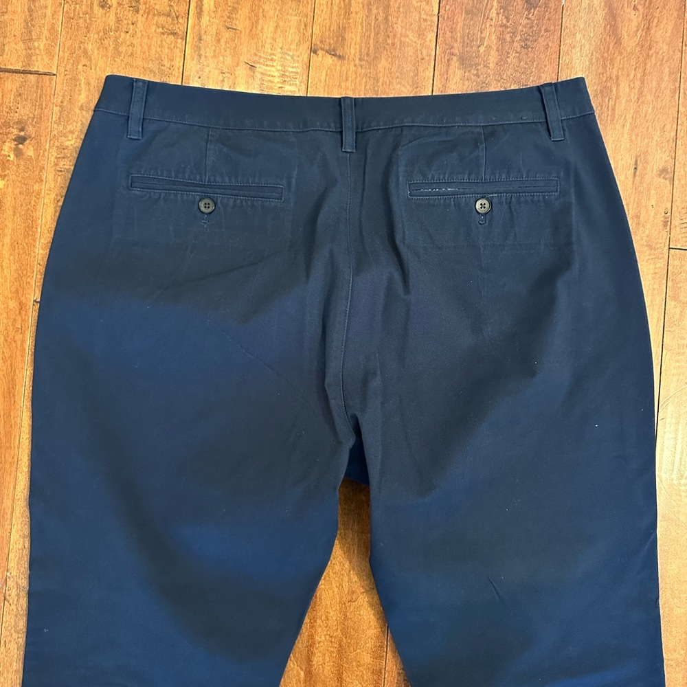 Bonobos Navy Blue Slim Tapered Fit Chinos Pants Sz 38x32 - Picture 6 of 12